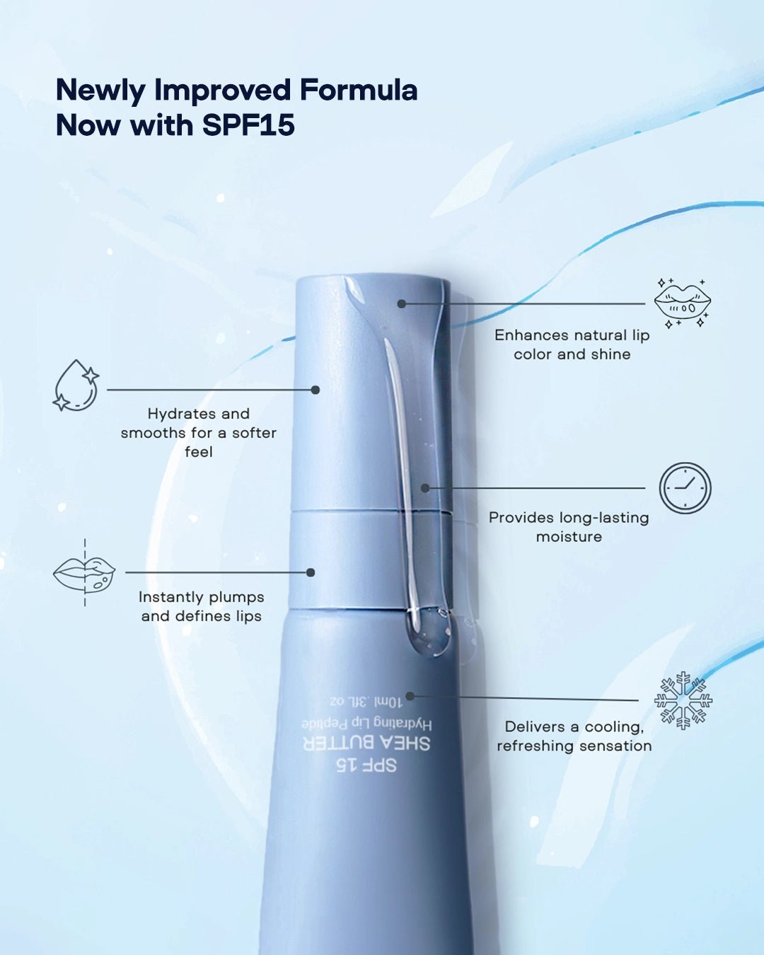 Asul Hydrating Lip Peptide with SPF 15 - ASUL Lip Care