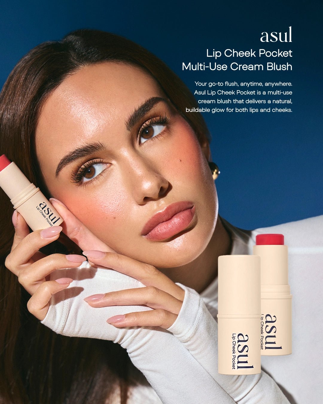 Asul Lip Cheek Pocket Blush - ASUL Lip Care