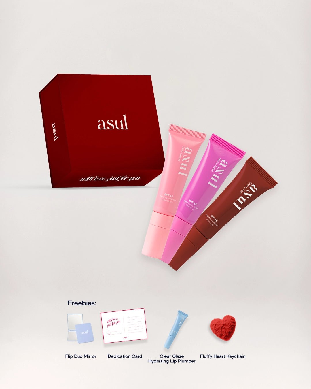 Asul Lip Peptide Treatment Gift Set.